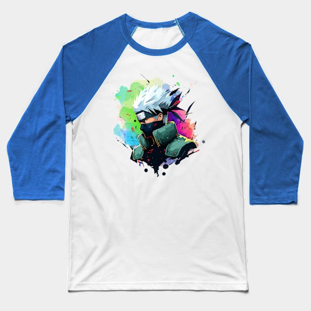 kakashi Baseball T-Shirt by sample the dragon